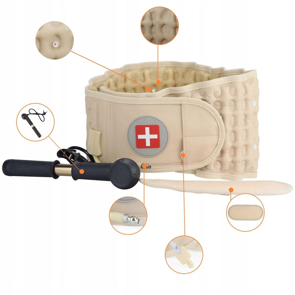 Pripučiamas dekompresinis nugaros diržas „SpineFlex“ – nuotrauka 6