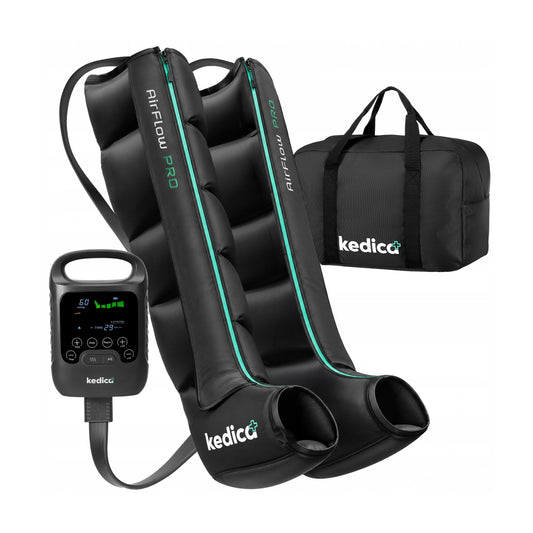Kojų limfodrenažinis masažuoklis Kedica AirFlow Pro su šildymu – nuotrauka 1