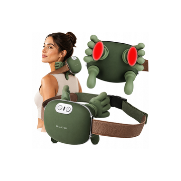 Belaidis Shiatsu kaklo ir pečių masažuoklis su šildymo funkcija „PalmRelax Pro“